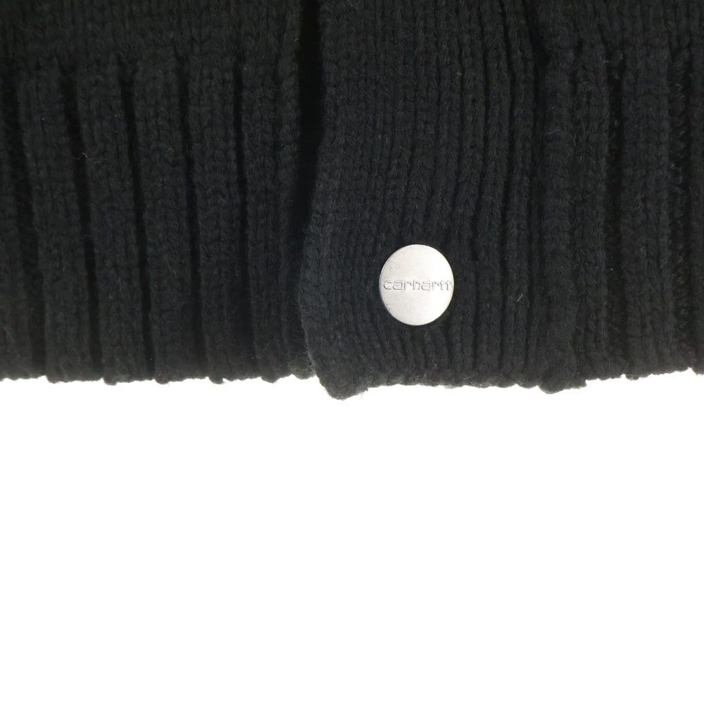 Carhartt WIP(カーハート ダブリューアイピー) フロントボタン アクリル 長袖カーディガン ブラック I034495