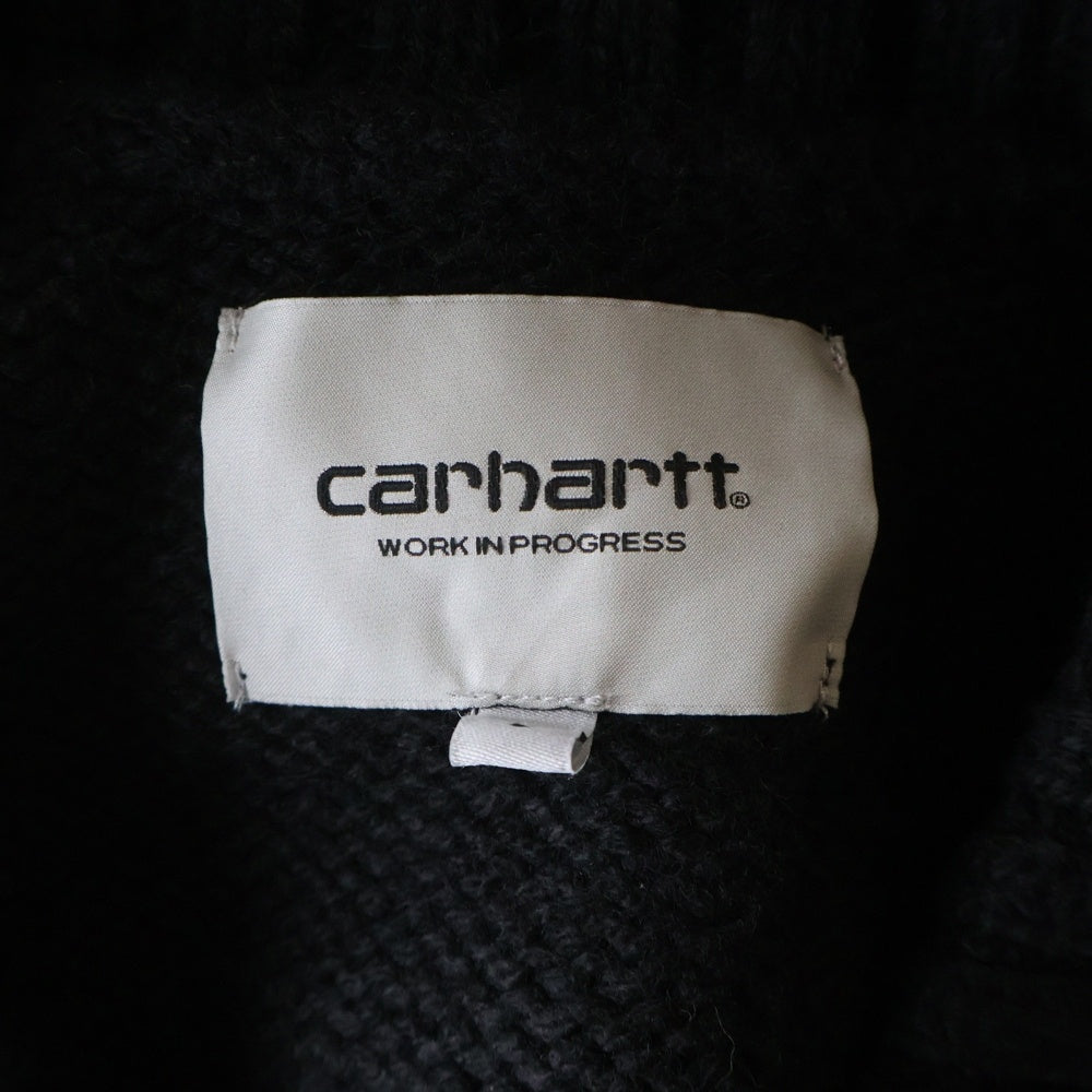Carhartt WIP(カーハート ダブリューアイピー) フロントボタン アクリル 長袖カーディガン ブラック I034495