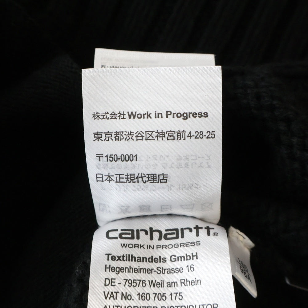 Carhartt WIP(カーハート ダブリューアイピー) フロントボタン アクリル 長袖カーディガン ブラック I034495