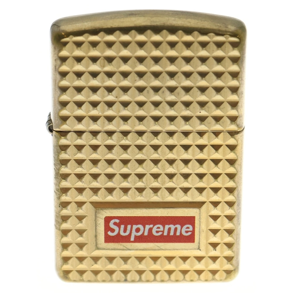 SUPREME(シュプリーム) 17AW Diamond Cut Zippo ダイヤモンドカット ジッポライター ゴールド