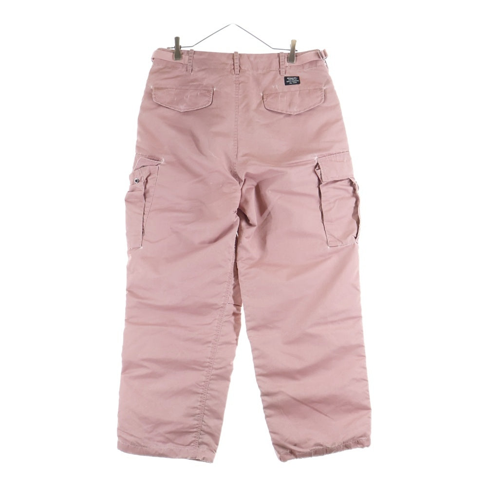 SUPREME(シュプリーム) 24AW Washed Flight Satin Cargo Pant ウォッシュド加工 フライト サテン カーゴパンツ ピンク