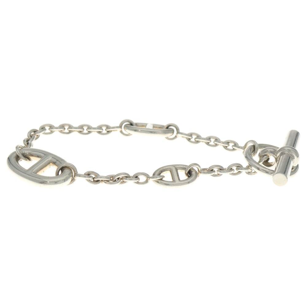 HERMES(エルメス) LG Chaine d'Ancre シェーヌダンクル ファランドール チェーン ブレスレット シルバー レディース