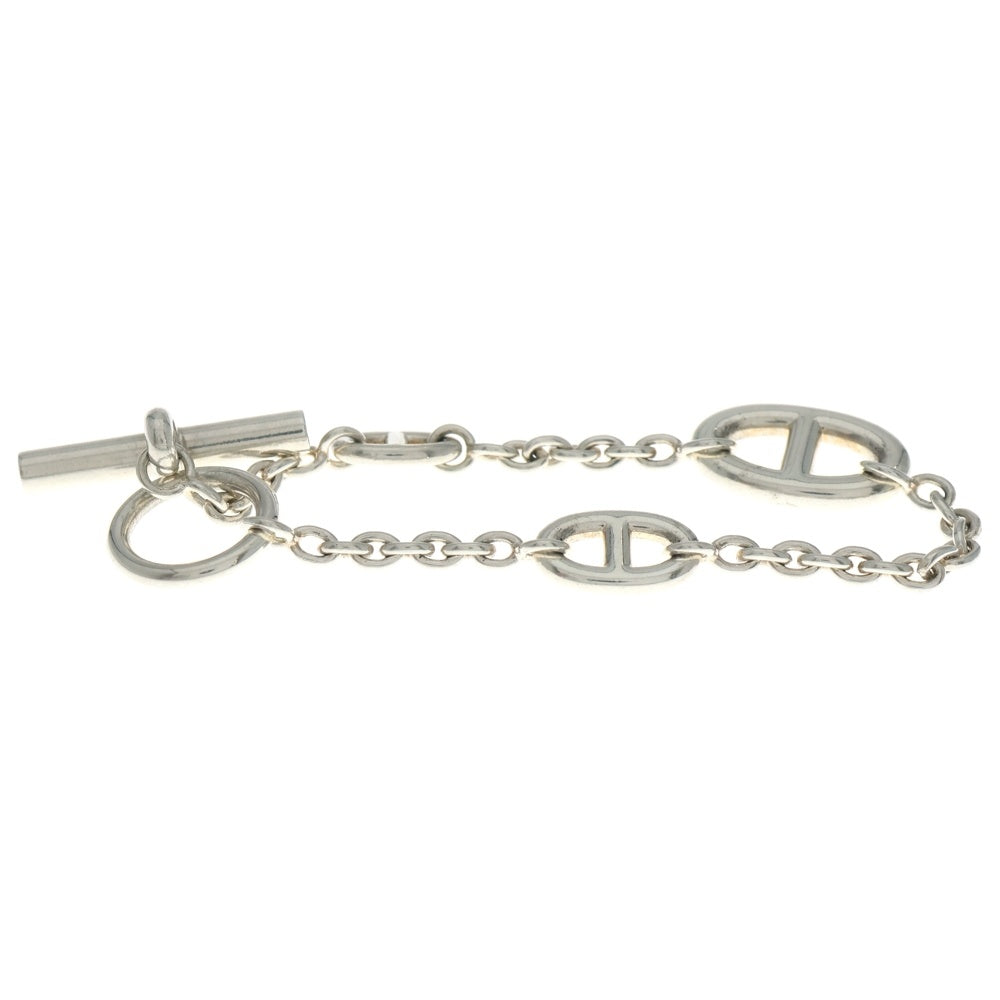 HERMES(エルメス) LG Chaine d'Ancre シェーヌダンクル ファランドール チェーン ブレスレット シルバー レディース
