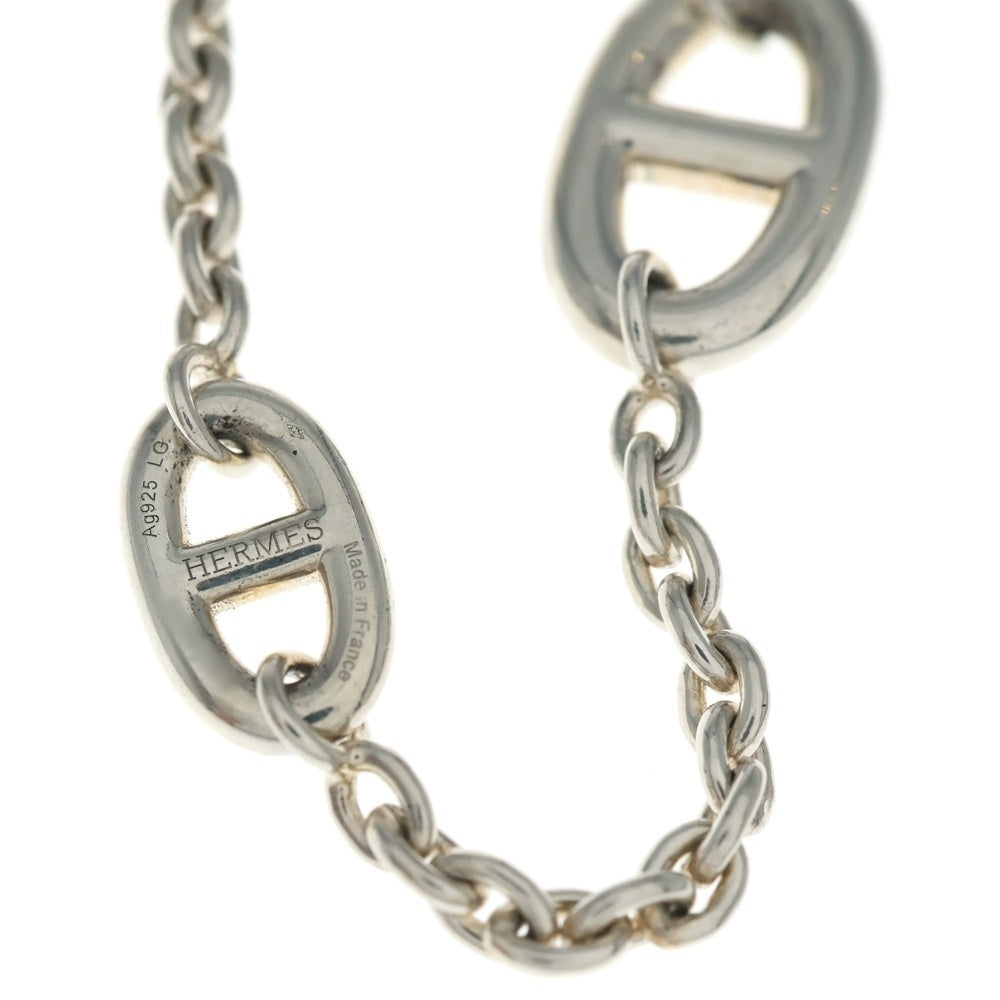 HERMES(エルメス) LG Chaine d'Ancre シェーヌダンクル ファランドール チェーン ブレスレット シルバー レディース