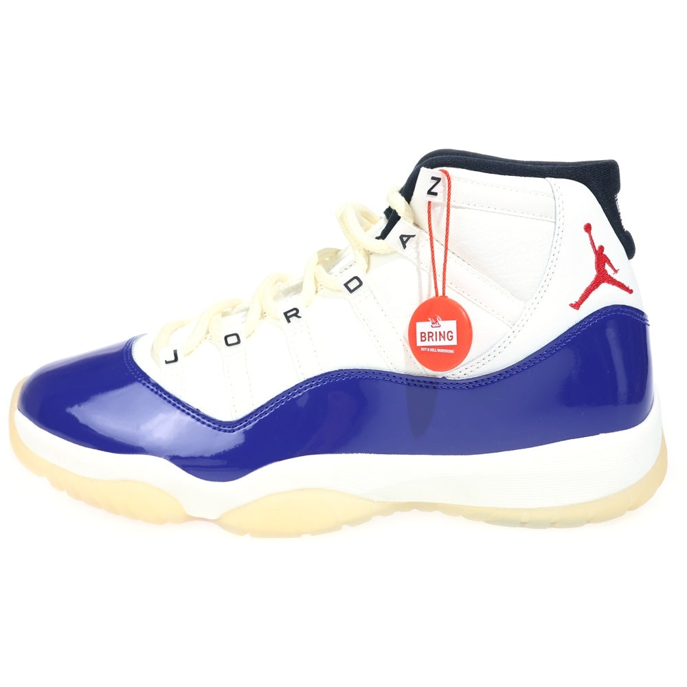 NIKE(ナイキ) AIR JORDAN 11 RETRO RA DEEP ROYAL BLUE/FIRE RED-SAIL-BLACK IH0296-400 エアジョーダン11 レトロ ハイカットスニーカー US11/29.0cm
