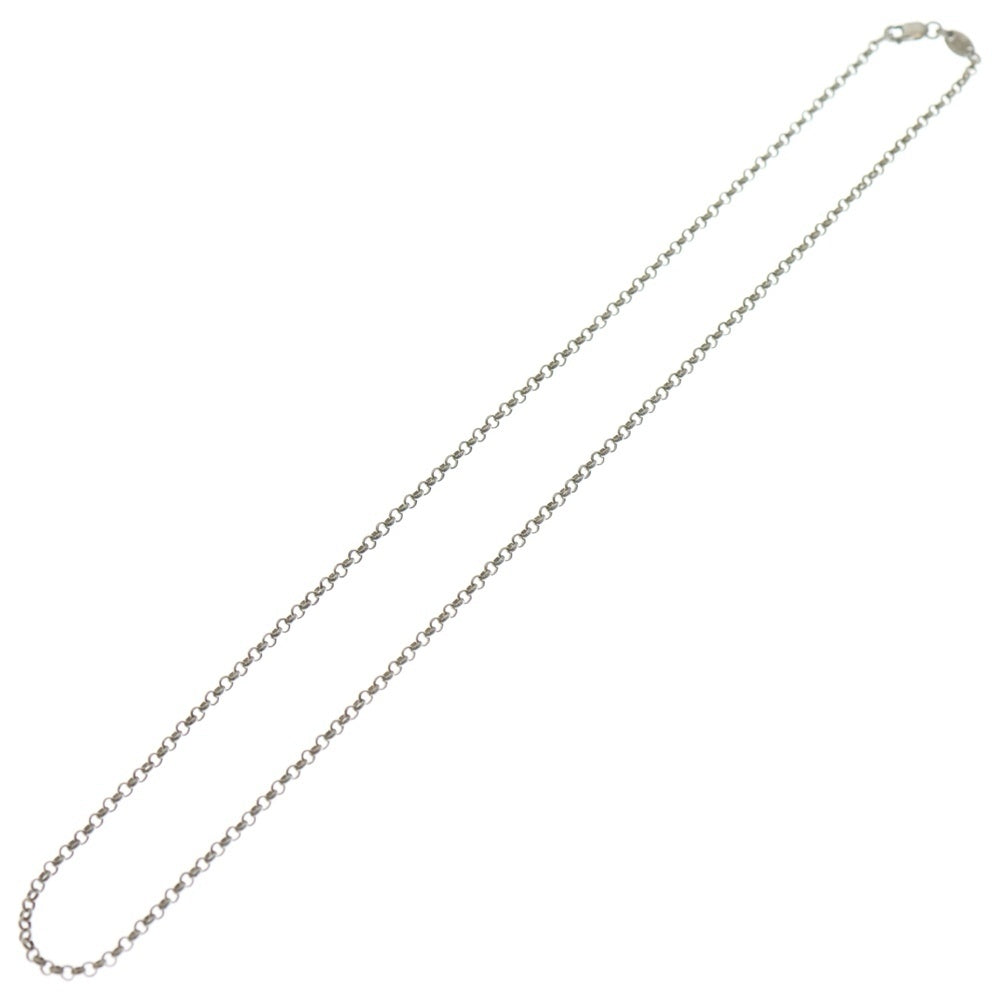 CHROME HEARTS(クロムハーツ) NECKCHAIN R18 ロールチェーンネックレス 18inch シルバー BCA083