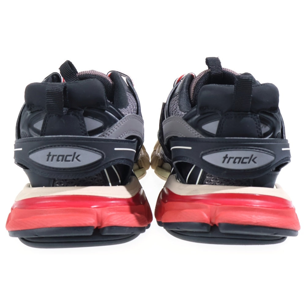 BALENCIAGA(バレンシアガ) TRACK TRAINERS トラック トレーナー ローカットスニーカー ブラック/レッド US9/27.5cm 542023