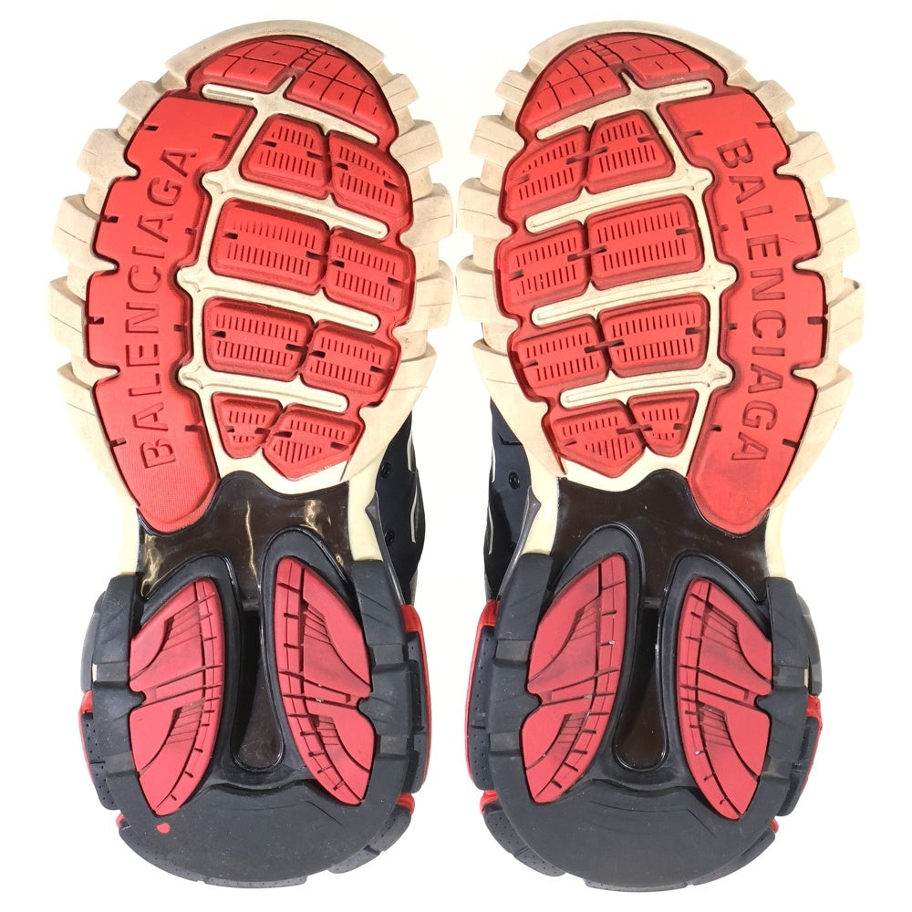 BALENCIAGA(バレンシアガ) TRACK TRAINERS トラック トレーナー ローカットスニーカー ブラック/レッド US9/27.5cm 542023