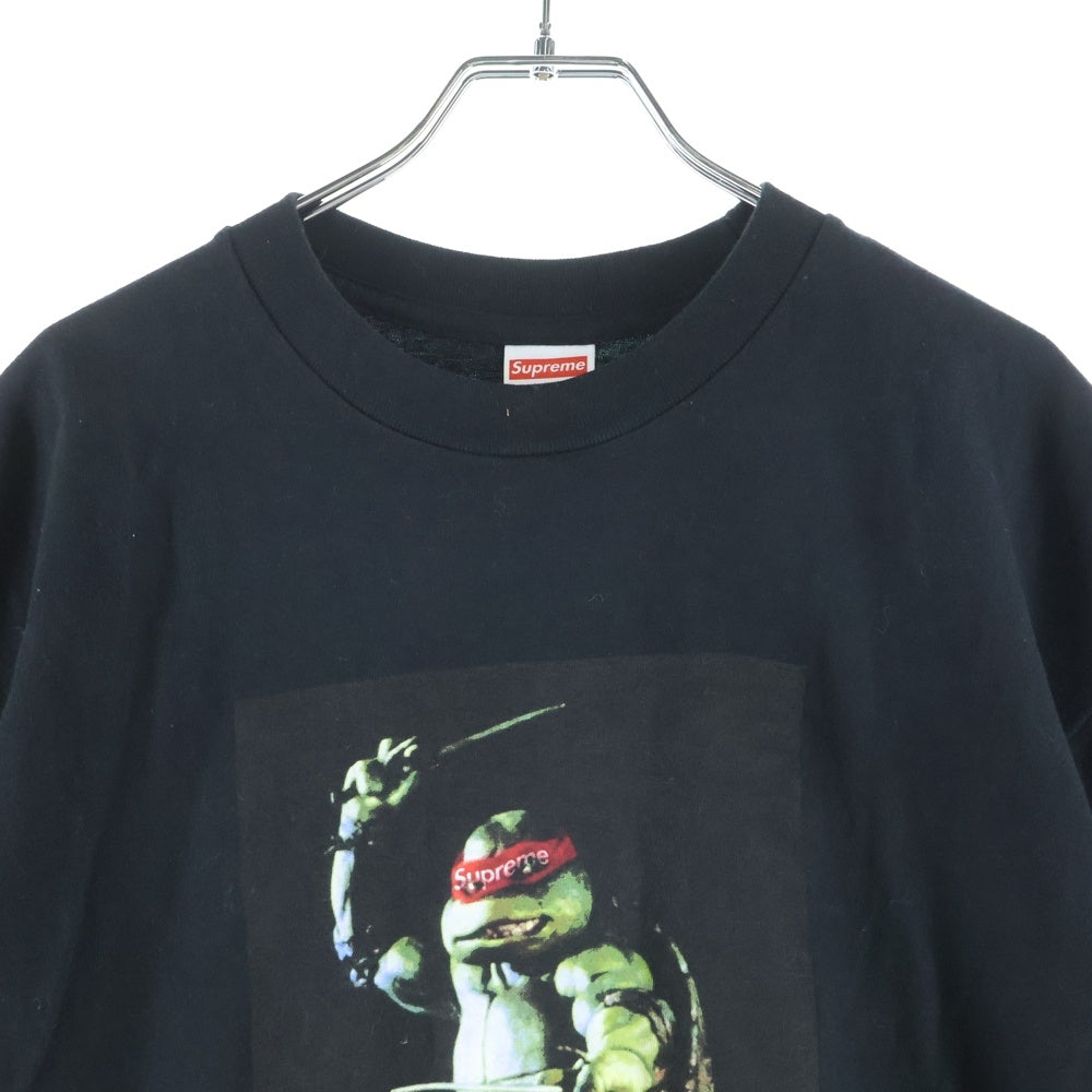 SUPREME(シュプリーム) 21SS Raphael Tee ラファエロ プリント クルーネック 半袖Tシャツ カットソー ブラック