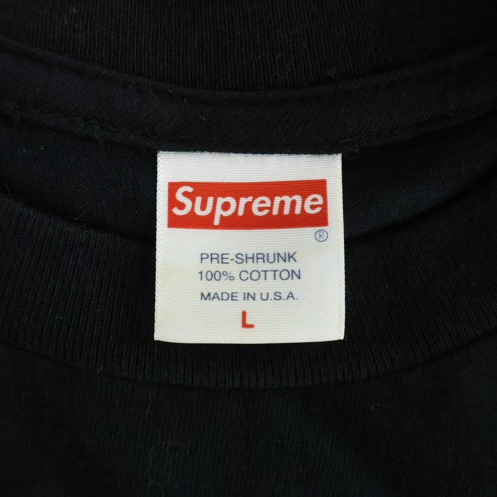 SUPREME(シュプリーム) 21SS Raphael Tee ラファエロ プリント クルーネック 半袖Tシャツ カットソー ブラック