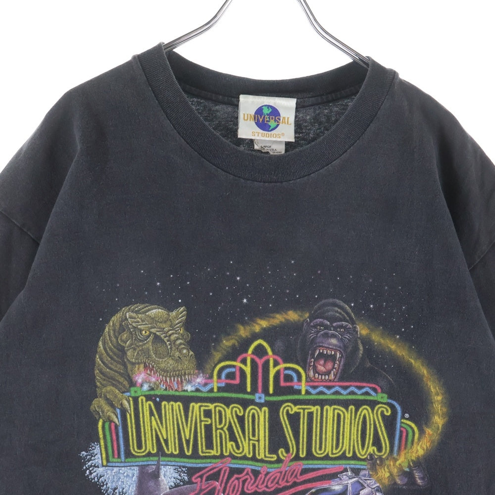 VINTAGE(ヴィンテージ) 90S UNIVERSAL STUDIOS TEE ユニバーサル スタジオ 半袖Tシャツ カットソー ブラック
