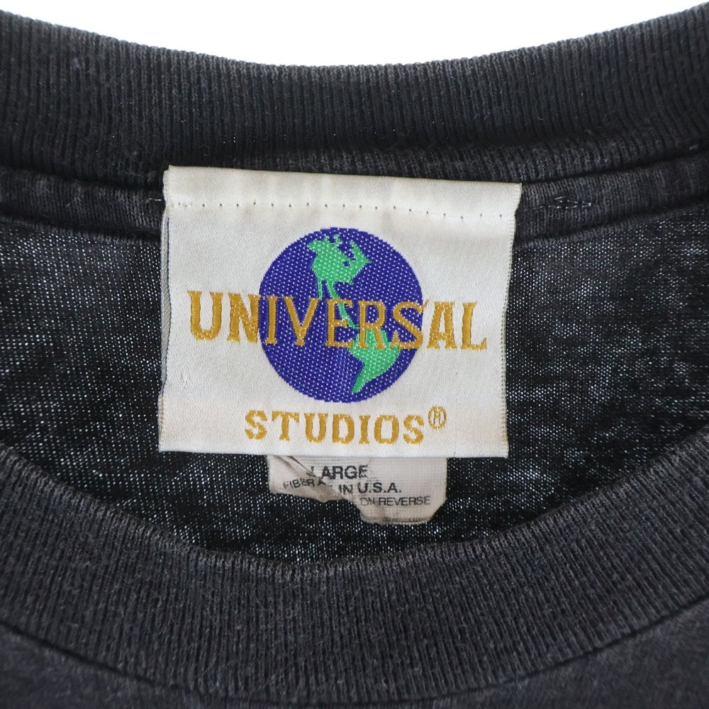 VINTAGE(ヴィンテージ) 90S UNIVERSAL STUDIOS TEE ユニバーサル スタジオ 半袖Tシャツ カットソー ブラック