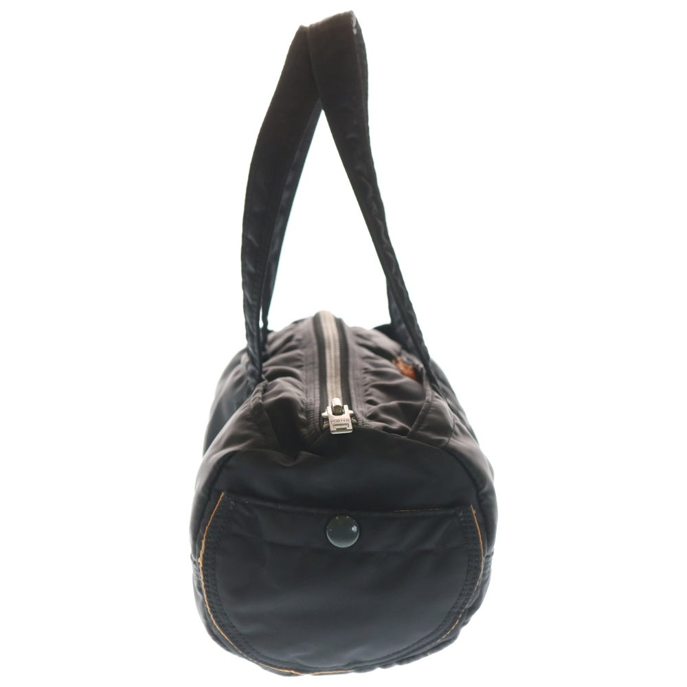 PORTER(ポーター) TANKER タンカー ナイロン ミニボストン ドラムバッグ ブラック レディース