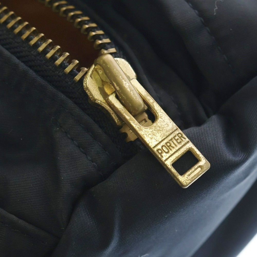 PORTER(ポーター) TANKER タンカー ナイロン ミニボストン ドラムバッグ ネイビー レディース