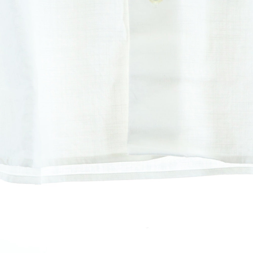 Porter Classic(ポータークラシック) ROLL UP VTG SHIRT ロールアップ ヴィンテージコットン 長袖シャツ ロングスリーブ ホワイト PC-S21-0000-053