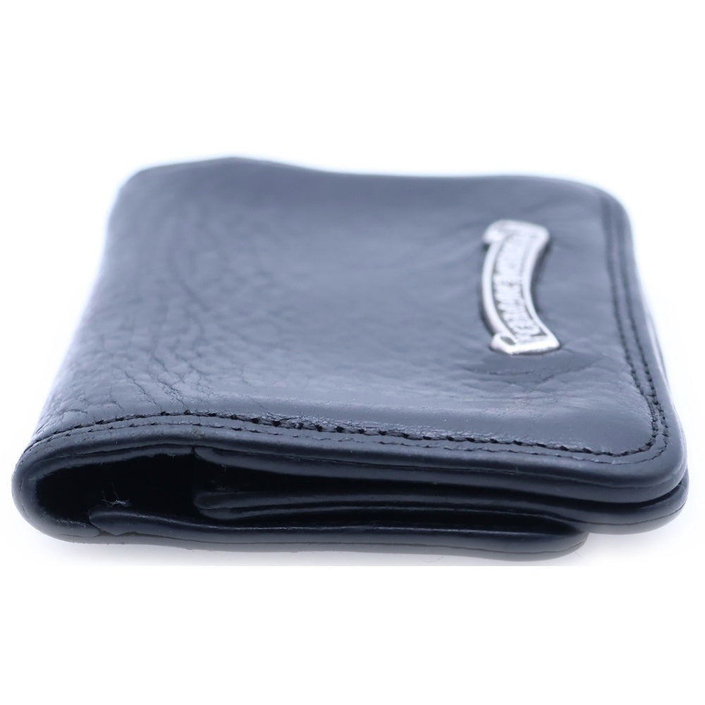 CHROME HEARTS(クロムハーツ) CARD CASE グロメット付きレザーカードケース ブラック
