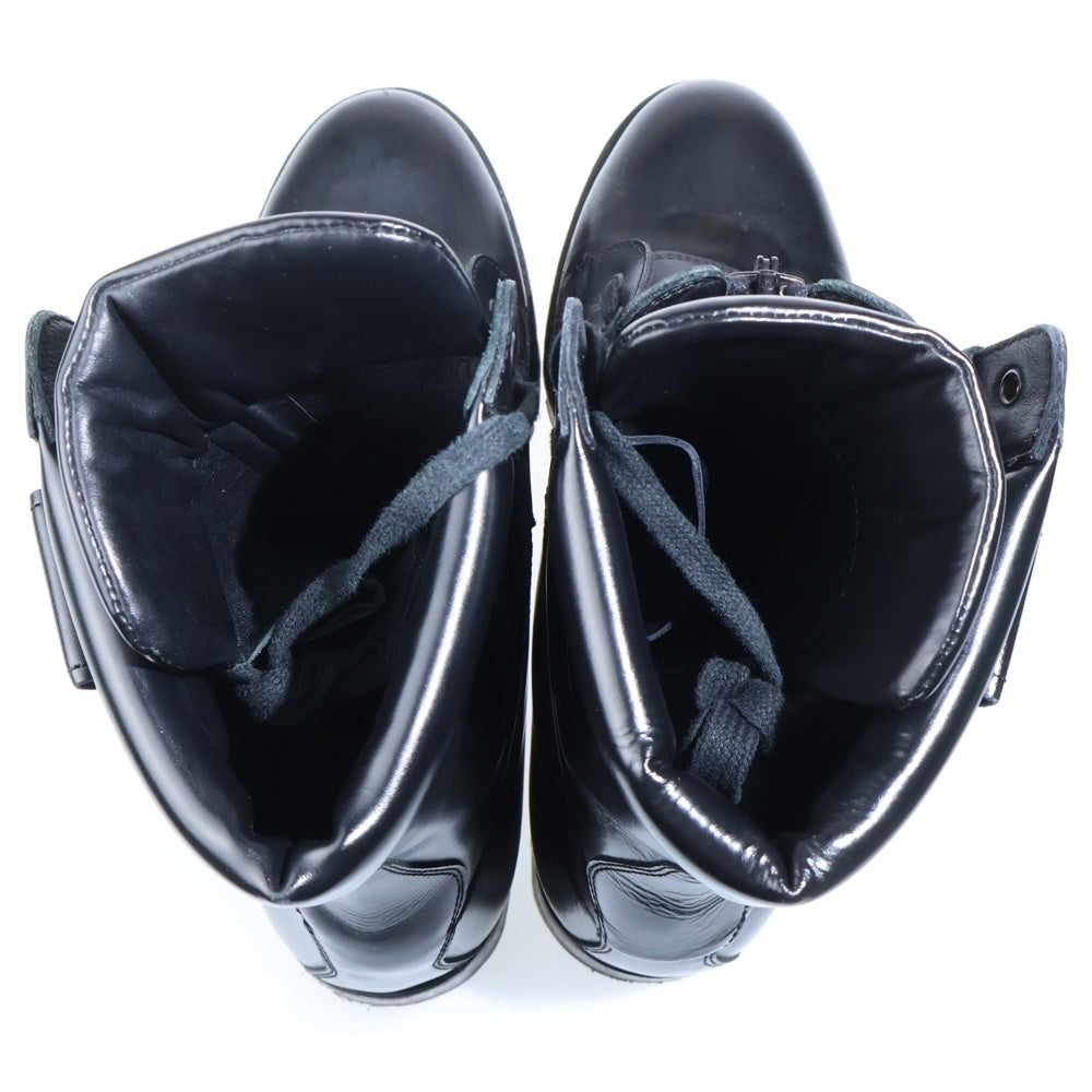 DSQUARED2(ディースクエアード) レザーコンバットブーツ ブラック