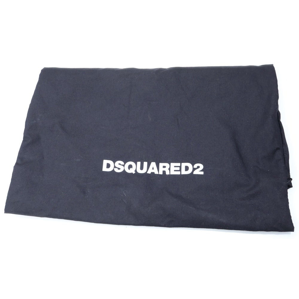 DSQUARED2(ディースクエアード) レザーコンバットブーツ ブラック