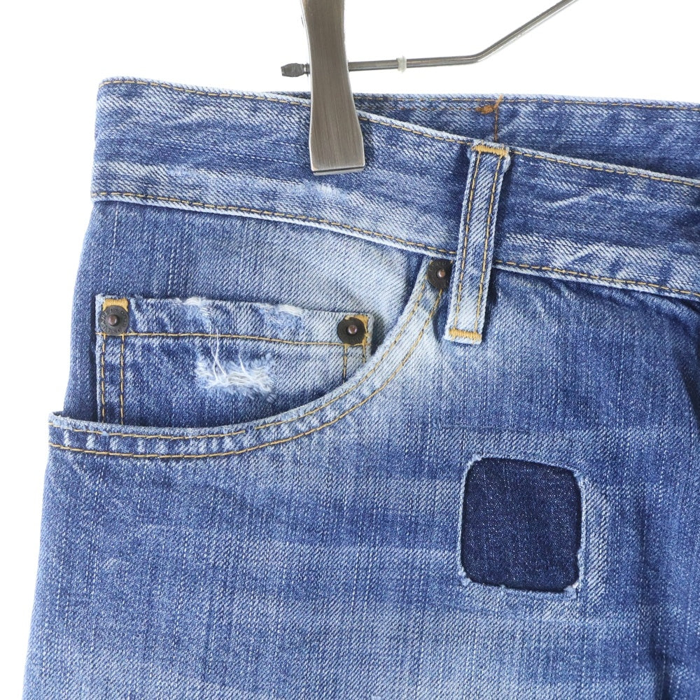 DSQUARED2(ディースクエアード) 15SS ダメージ加工 スキニーデニムパンツ S71LA0891 インディゴ