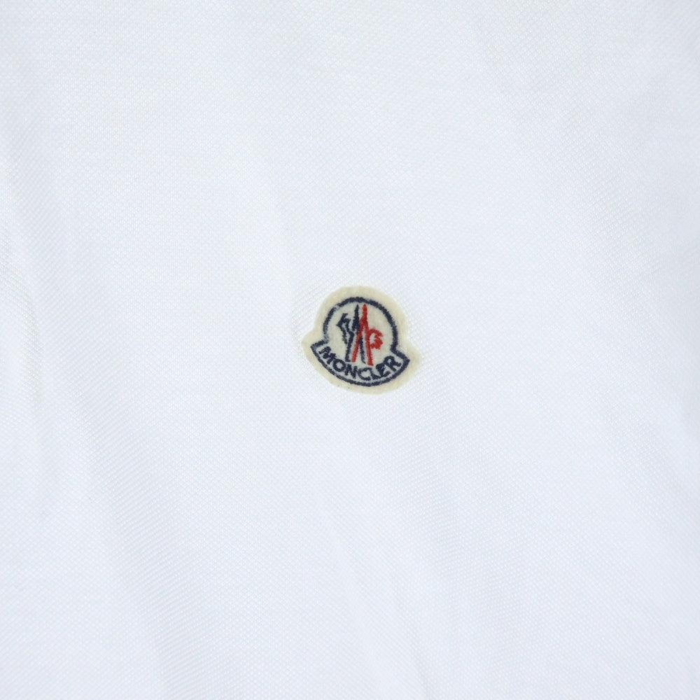 MONCLER(モンクレール) ロゴワッペン 半袖ポロシャツ カットソー B10918317099 ホワイト