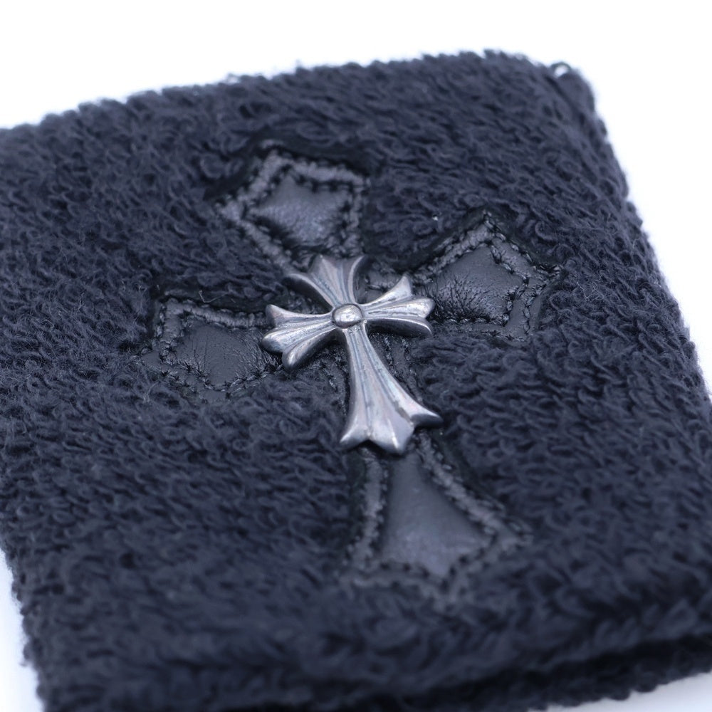 CHROME HEARTS(クロムハーツ) クロスパッチ タイニーCH リストバンド ブラック