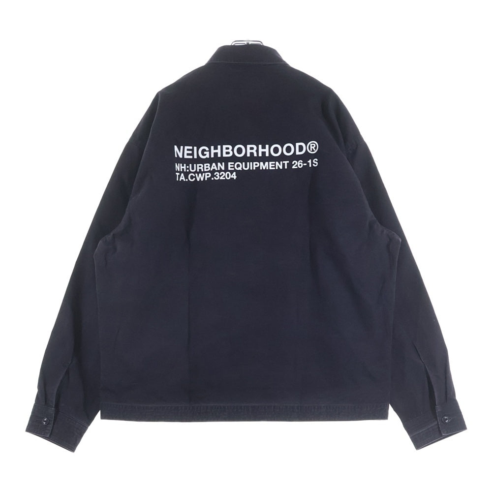 NEIGHBORHOOD(ネイバーフッド) ZIP FIELD SHIRT LS 261AQNH-SHM06 ジップアップ シャツジャケット ブラック