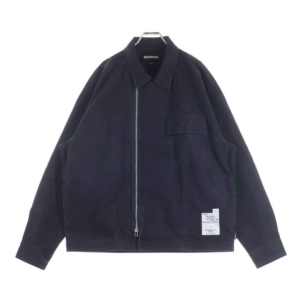 NEIGHBORHOOD(ネイバーフッド) ZIP FIELD SHIRT LS 261AQNH-SHM06 ジップアップ シャツジャケット ブラック