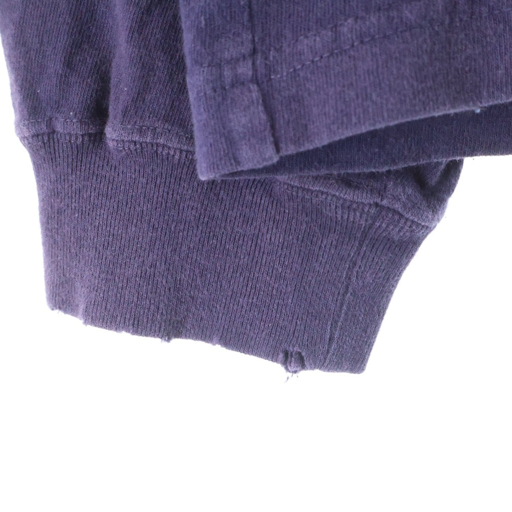 DAIRIKU(ダイリク) 23SS NEW CINEMA Tee ニューシネマ フロント刺繍 長袖Tシャツ ロングスリーブカットソー パープル