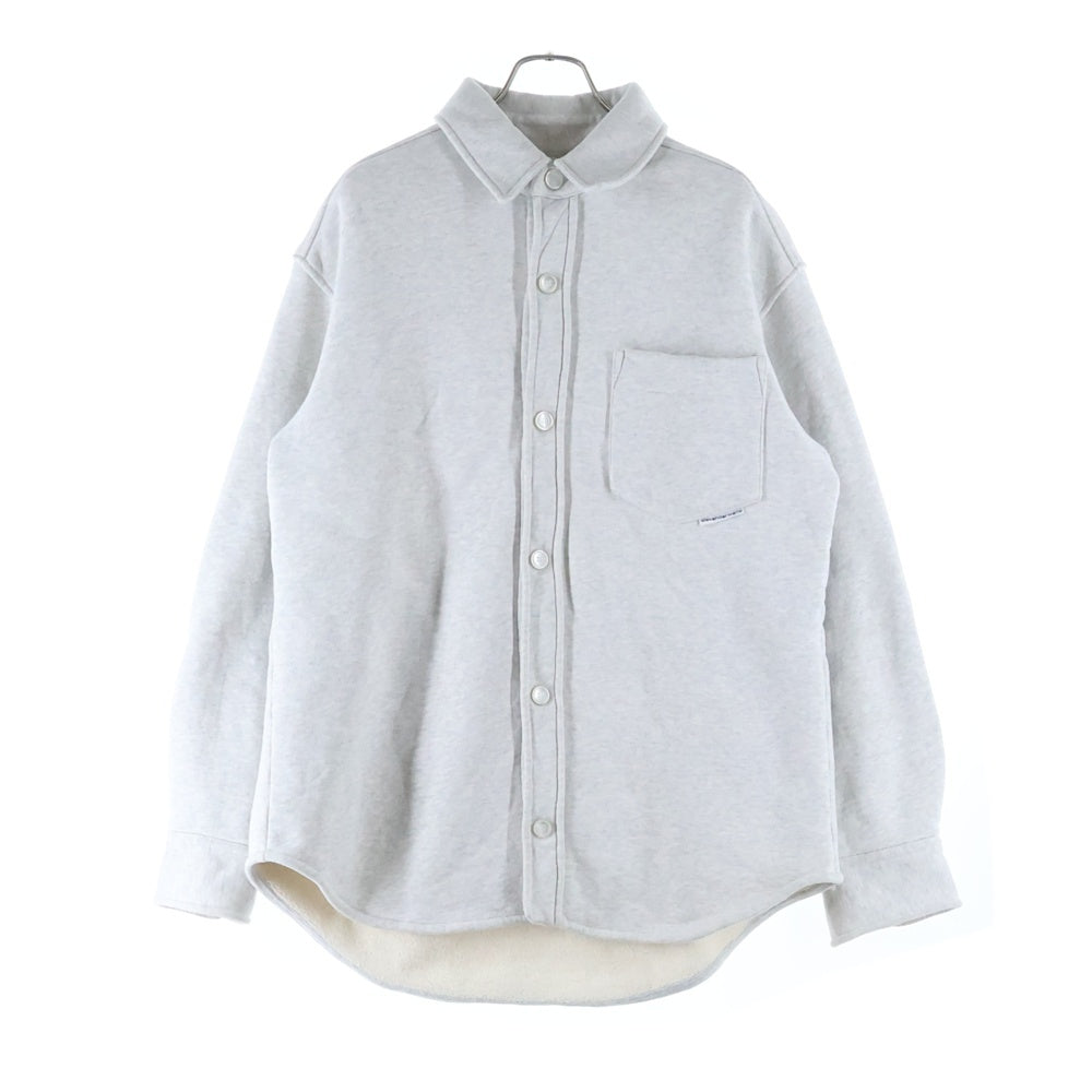 ALEXANDER WANG(アレキサンダーワン) フロントボタン コットン素材 ジャケット ホワイト CA00985