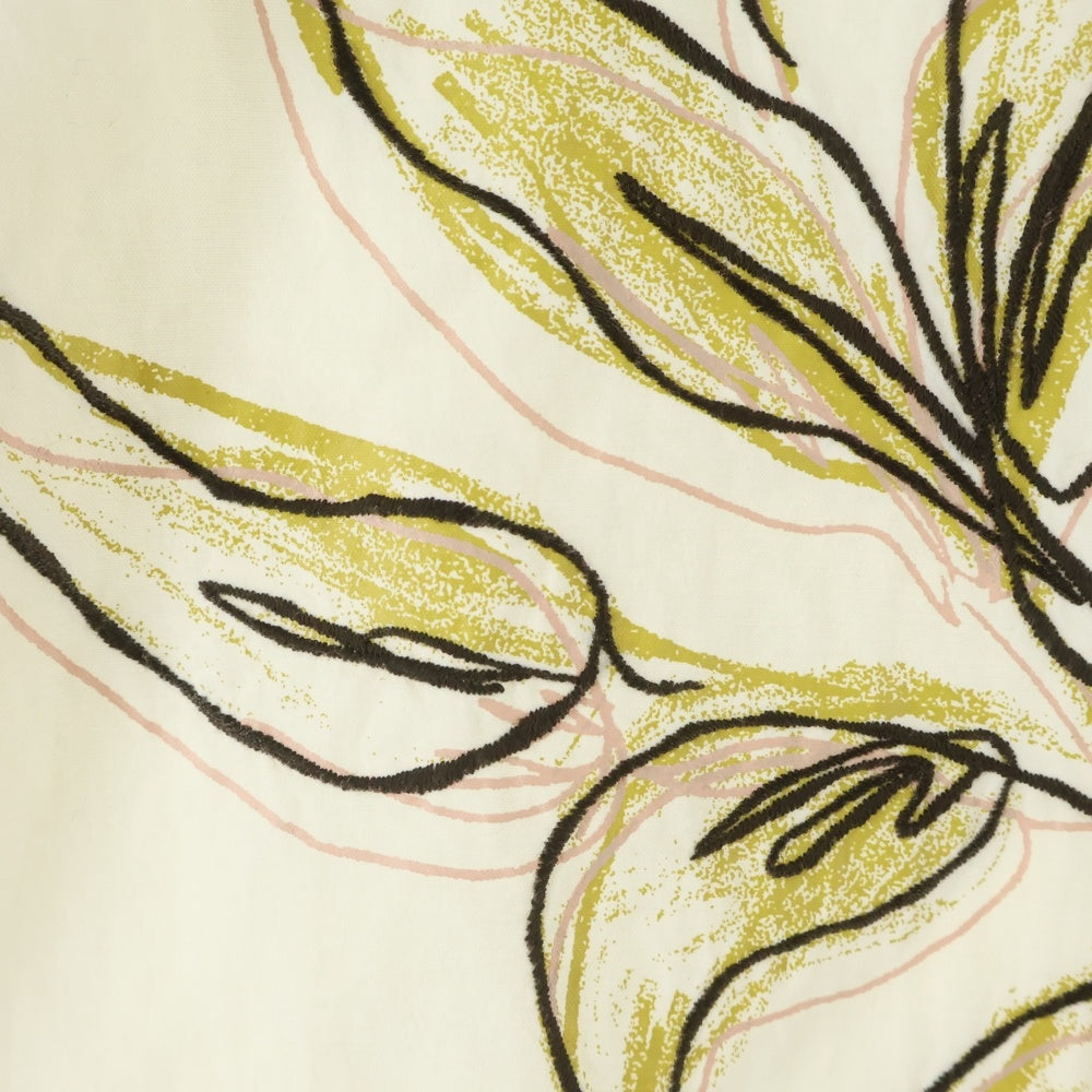 Paul Smith(ポールスミス) フラワーエンブロイダリー レーヨン混 長袖シャツ ロングスリーブ アイボリー PF-CR-85156