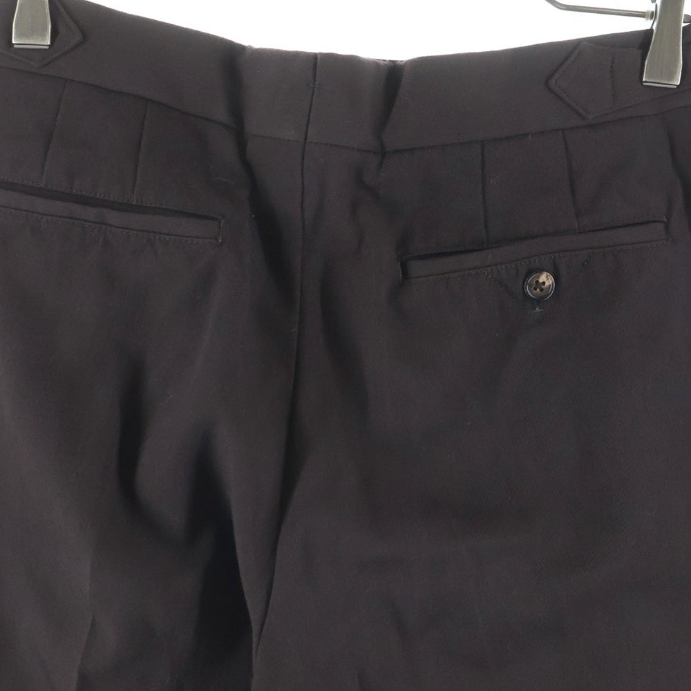 Paul Smith(ポールスミス) ジップフライ ウール スラックスパンツ ブラウン PF-IA-73551