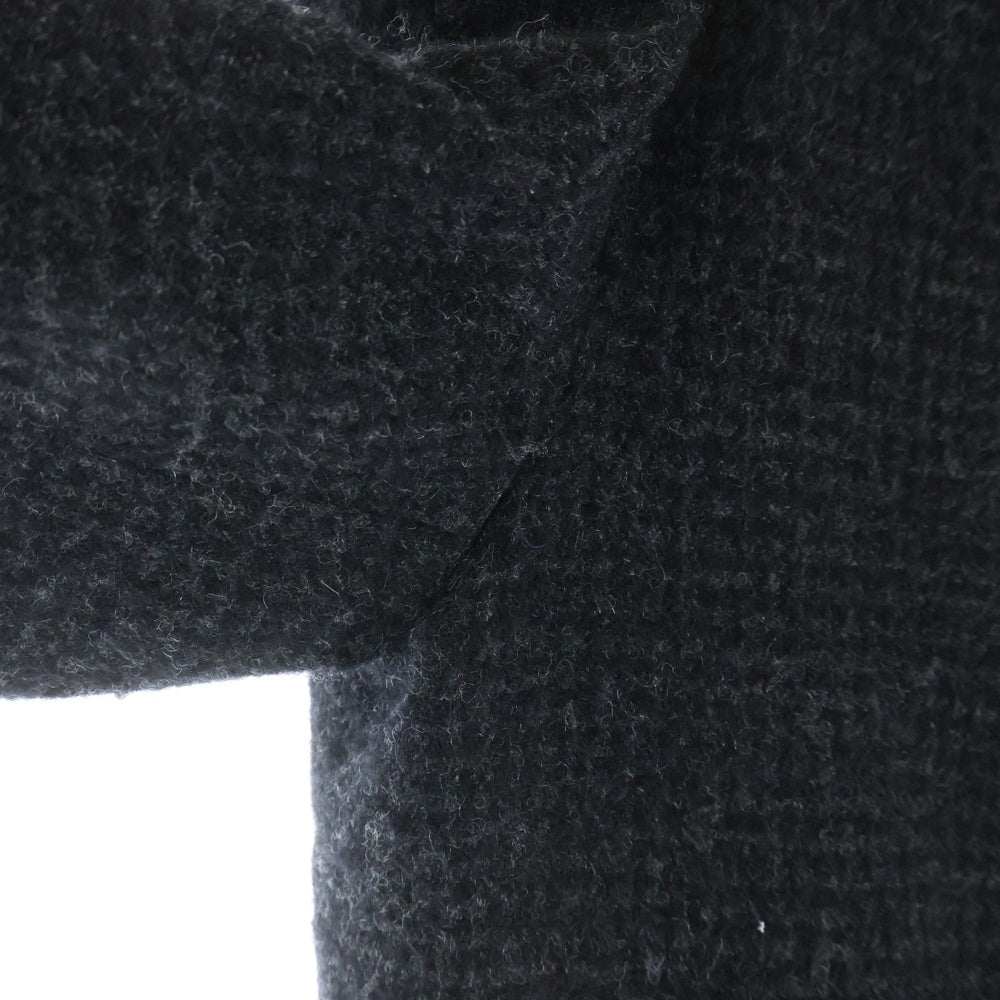 TOMORROWLAND PILGRIM(トゥモローランド ピルグリム) シェットランド ツイード バルマカーン コート ブラック 61-09-35-09003