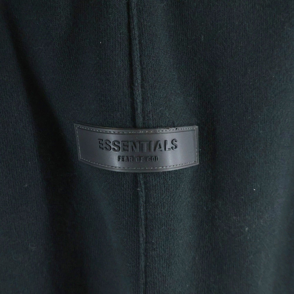 FEAR OF GOD ESSENTIALS(フィアオブゴッド エッセンシャルズ) センターラバータグ コットン スウェットパンツ ブラック