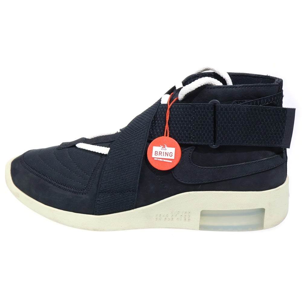 NIKE(ナイキ) ×FEAR OF GOD AIR RAID フィアオブゴッド エアレイド ミッドカットスニーカー ブラック US8.5/26.5cm AT8087-002