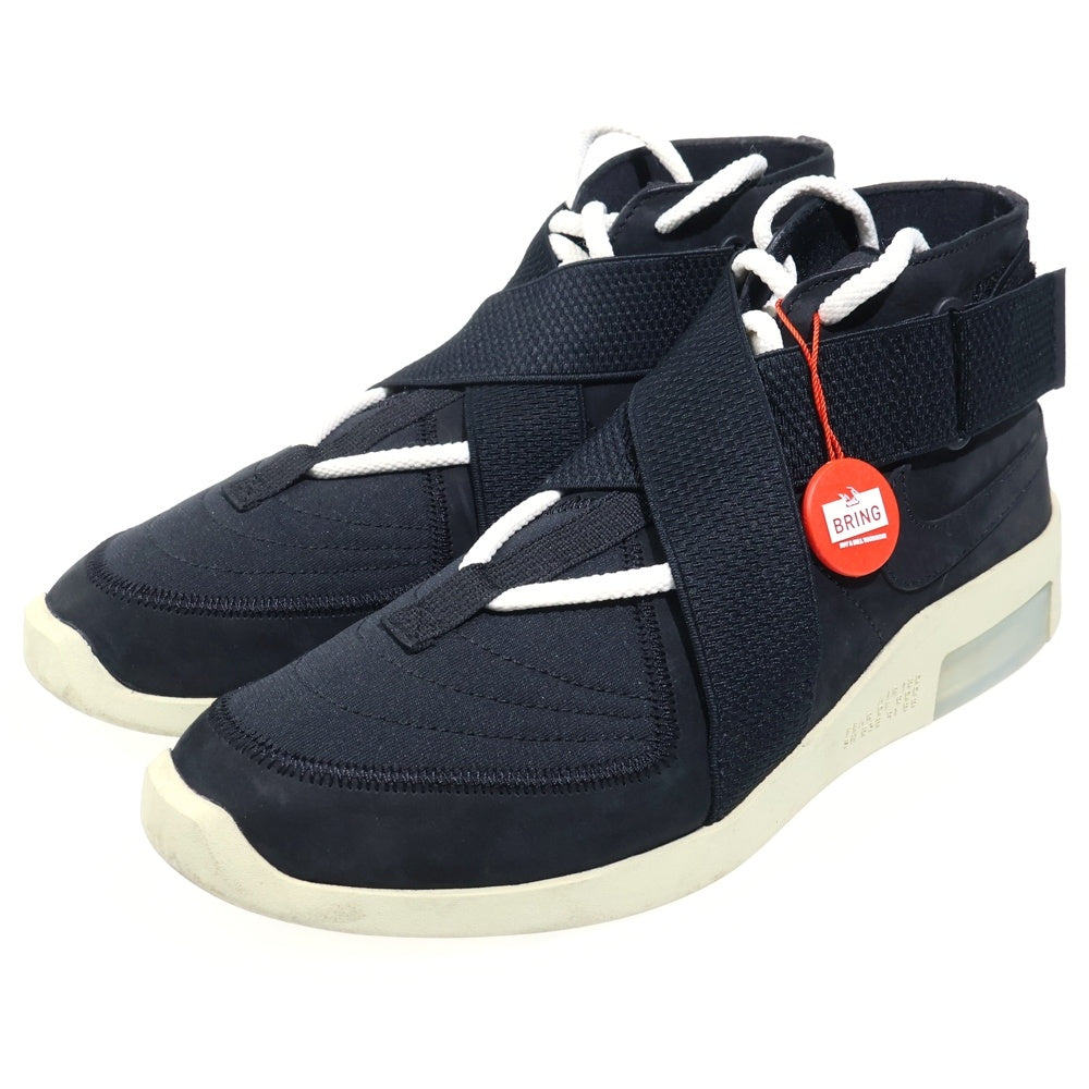 NIKE(ナイキ) ×FEAR OF GOD AIR RAID フィアオブゴッド エアレイド ミッドカットスニーカー ブラック US8.5/26.5cm AT8087-002