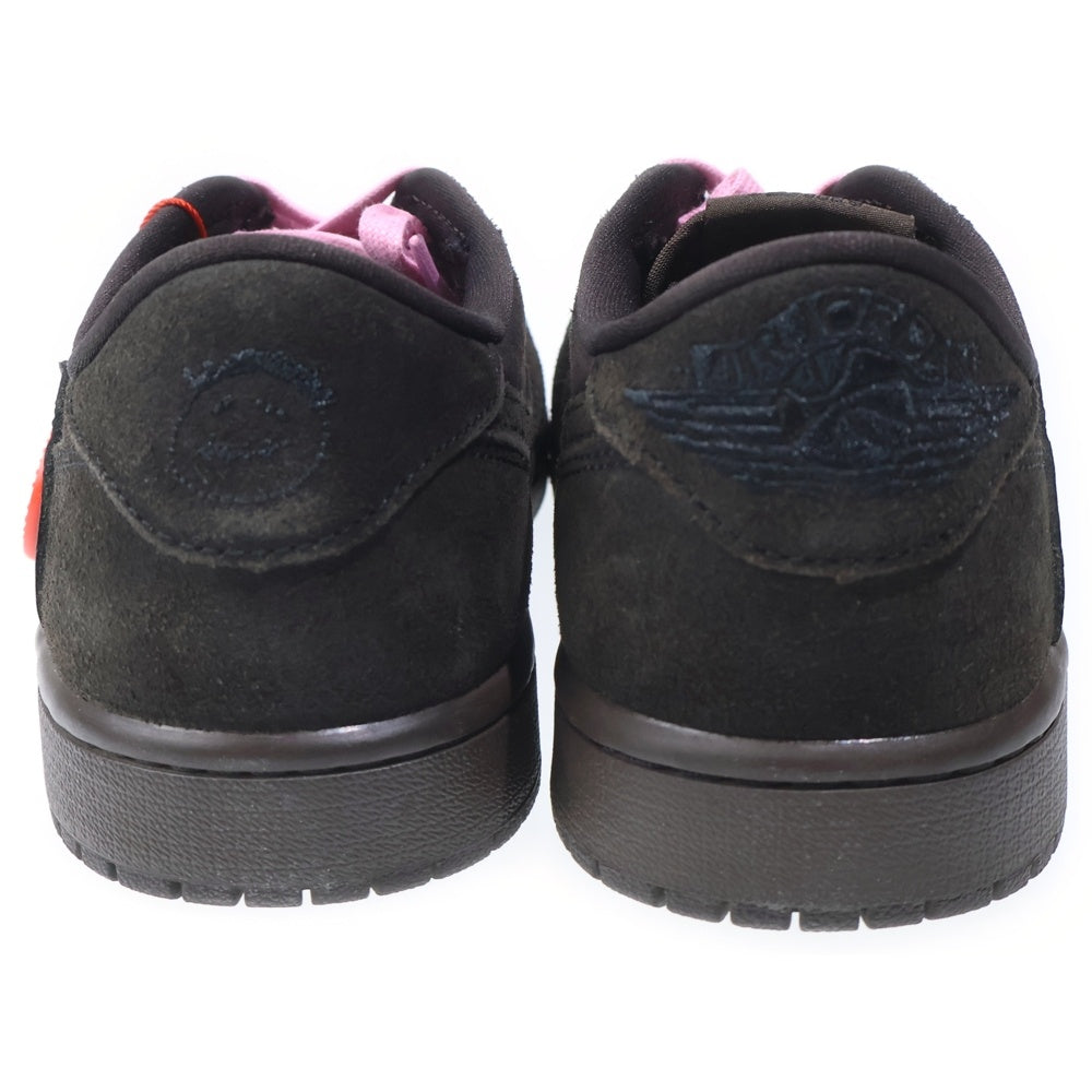 NIKE(ナイキ) ×TRAVIS SCOTT AIR JORDAN 1 LOW OG SP VELVET BROWN トラヴィススコット エアジョーダン 1 ベルベットブラウン ローカットスニーカー US8.5/26.5cm DM7866-202