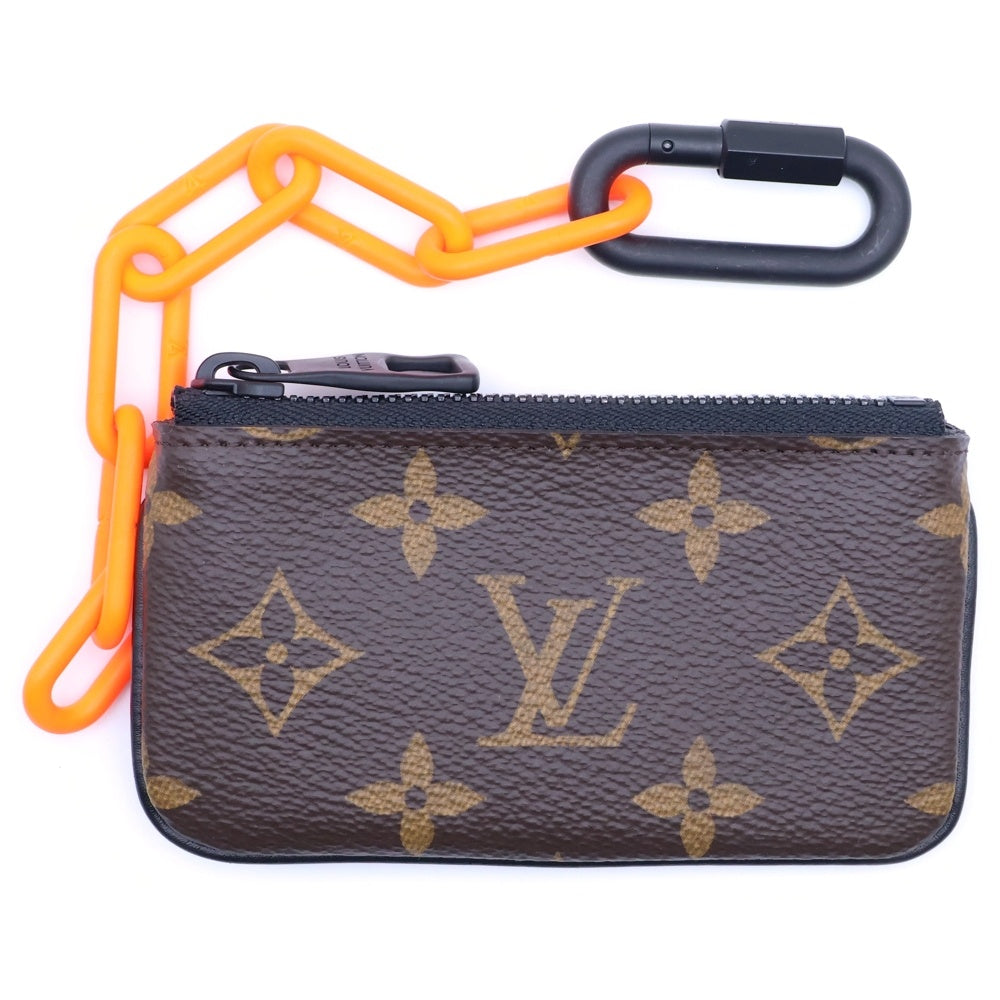 LOUIS VUITTON(ルイヴィトン) モノグラム ソーラーレイ ポシェット クレ チェーンフック付き コインケース ブラウン PVC M44487 レディース