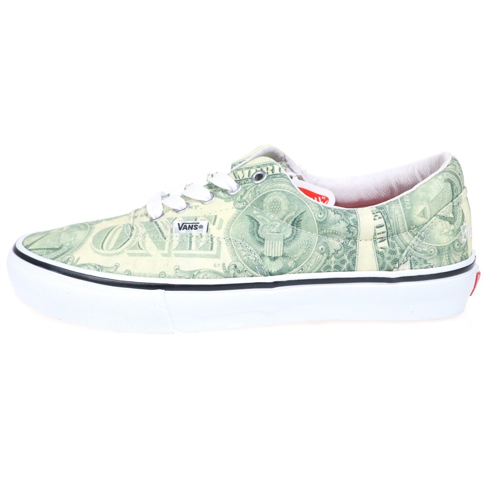 SUPREME(シュプリーム) 23SS ×Vans Dollar Era ヴァンズ ダラー総柄 ローカットスニーカー グリーン US8.5/26.5cm VN0A5FC9GRN