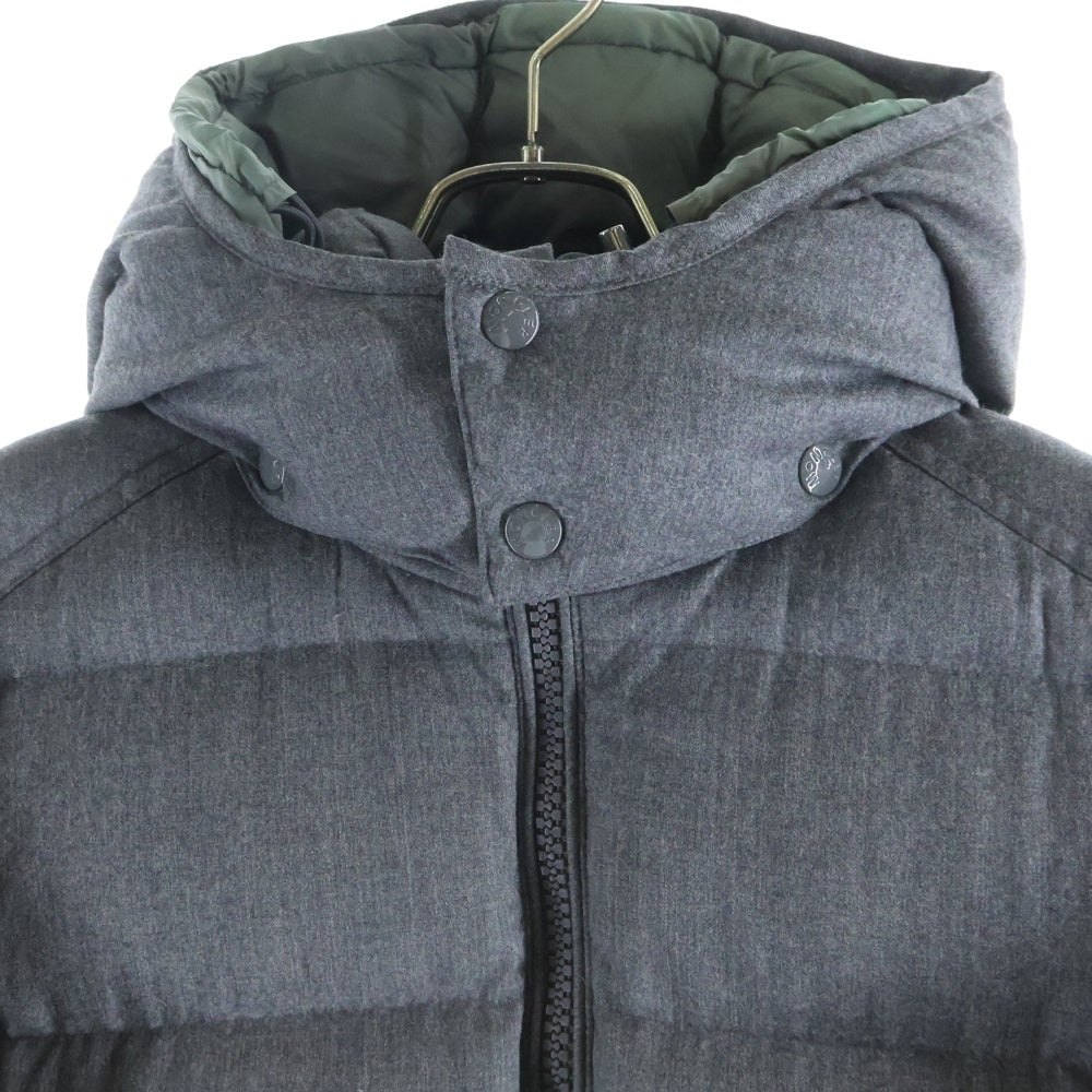 MONCLER(モンクレール) 15AW MONTGENEVRE フード付き ジップアップ ダウンジャケット グレー A20914033805
