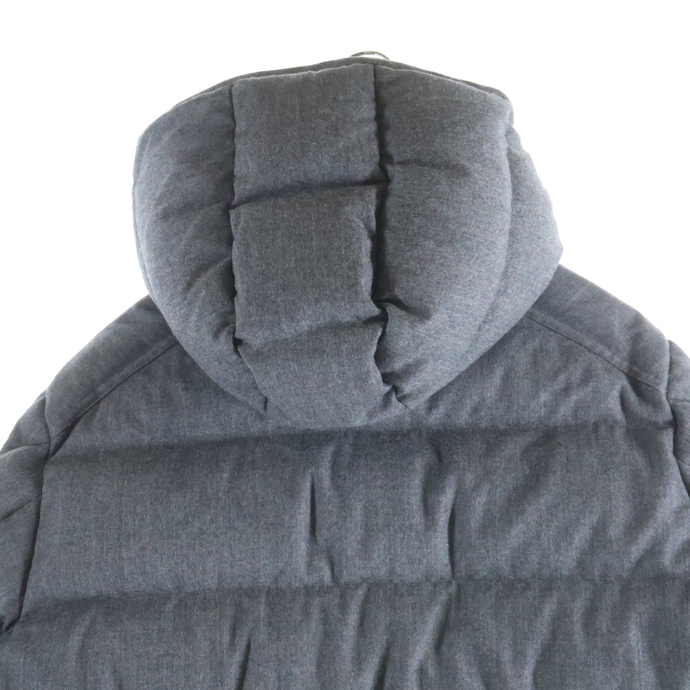 MONCLER(モンクレール) 15AW MONTGENEVRE フード付き ジップアップ ダウンジャケット グレー A20914033805