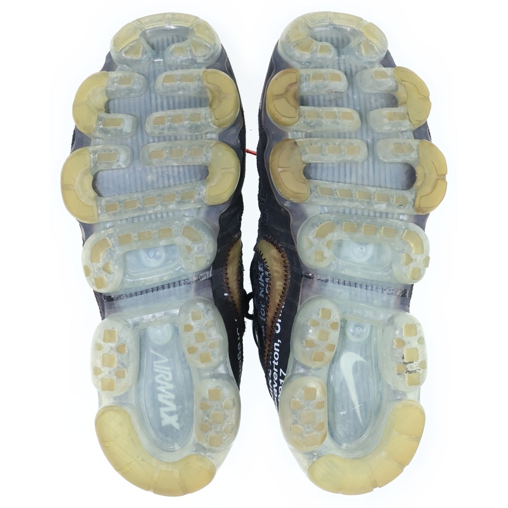 NIKE(ナイキ) ×OFF-WHITE AIR VAPORMAX FLYKNIT オフホワイト エア ヴェイパーマックス フライニット ローカットスニーカー ブラック US9/27.0cm AA3831-002