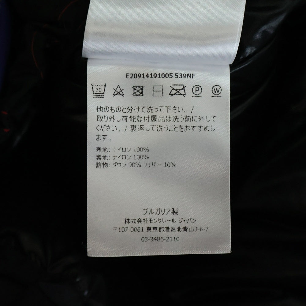 MONCLER(モンクレール) 19AW WILSON ウィルソン 総柄 ダウンジャケット ブラック E20914191005