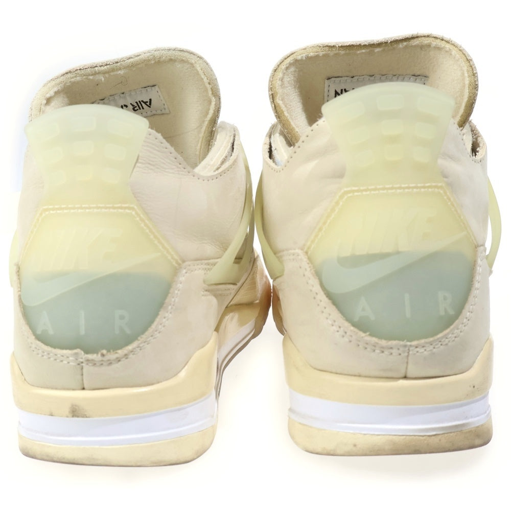 NIKE(ナイキ) ×OFF-WHITE WMNS AIR JORDAN 4 SP SAIL オフホワイト ウィメンズ エアジョーダン4 SP スニーカー セイル アイボリー US8.5/25.5cm CV9388-100