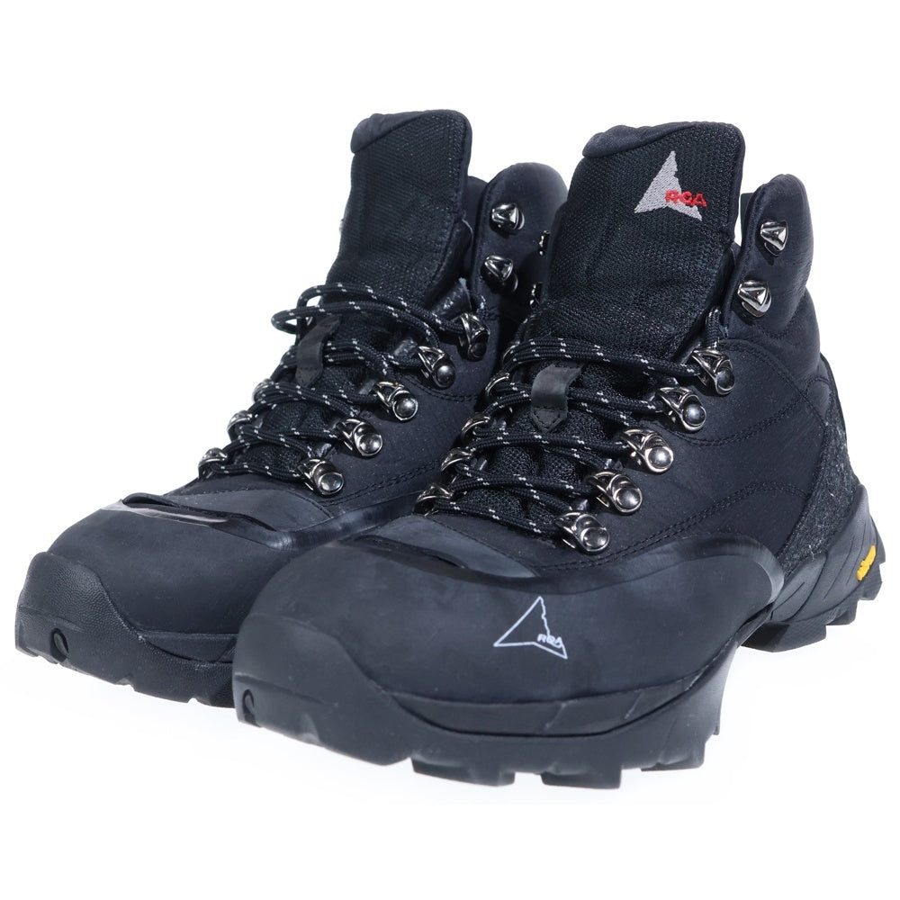 ROA(ロア) Andreas STRAP Shoes アンドレアス ストラップ ミッドカッドスニーカー シューズ ブラック ASFA01-001