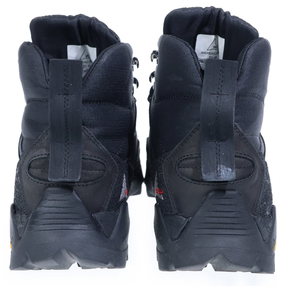 ROA(ロア) Andreas STRAP Shoes アンドレアス ストラップ ミッドカッドスニーカー シューズ ブラック ASFA01-001