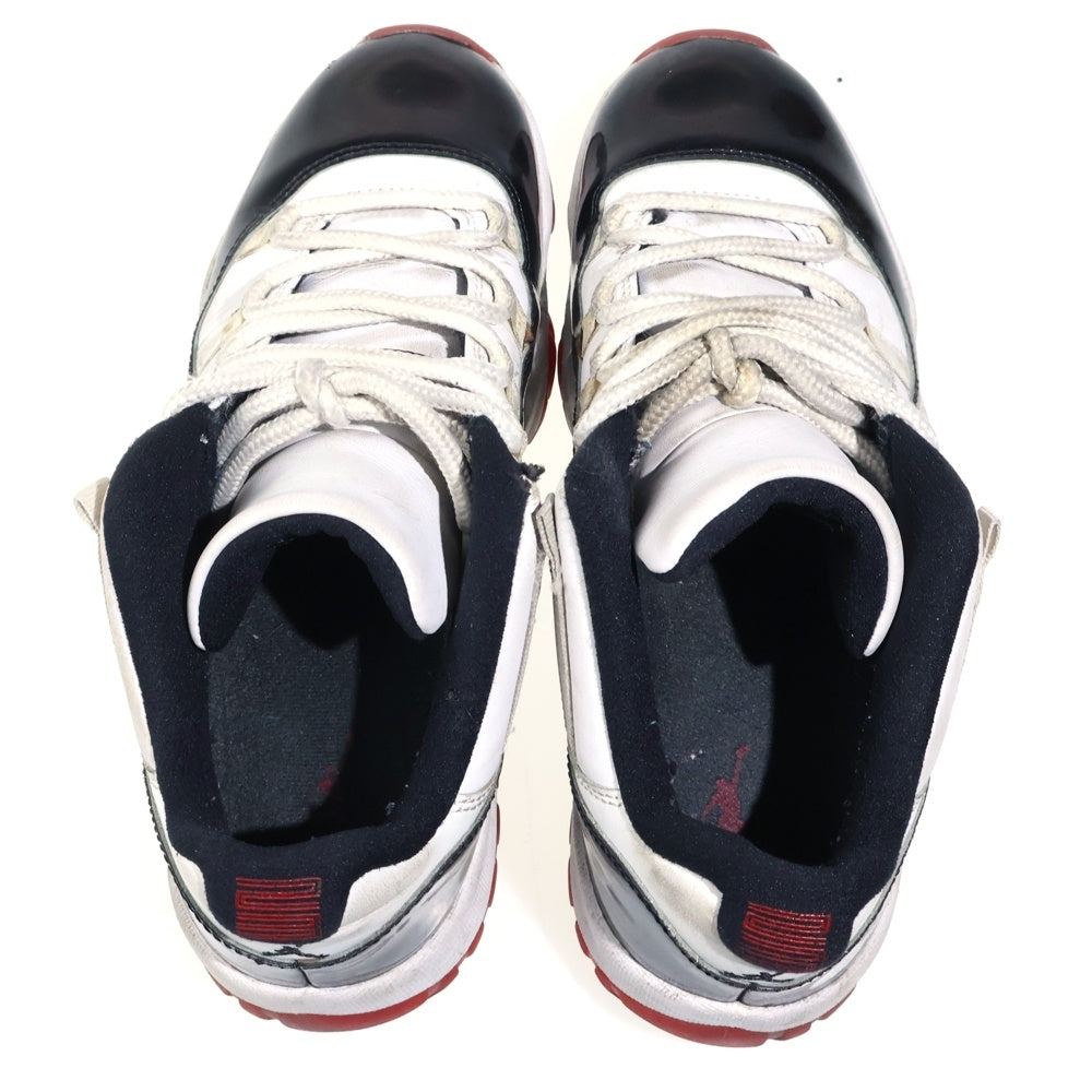 NIKE(ナイキ) AIR JORDAN 11 RETRO LOW CONCORD BRED AV2187-160 エアジョーダン11 コンコルドブレッド ローカットスニーカー シューズ ホワイト/ブラック/レッド US9/27.0cm