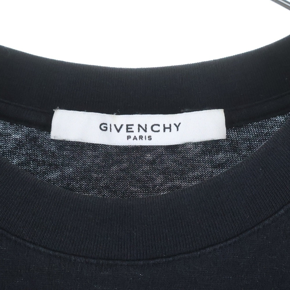 GIVENCHY(ジバンシィ) Mad Love Print T-Shirt マッドラブ フロントプリント半袖Tシャツ カットソー ブラック BM70JN3Y3D