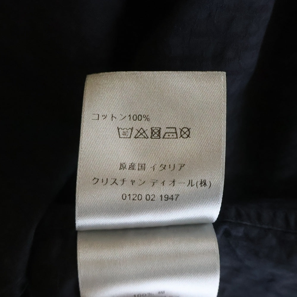 DIOR(ディオール) オブリーク コットンジャカード オブリーク総柄 長袖シャツ ブラック 013C502A4743