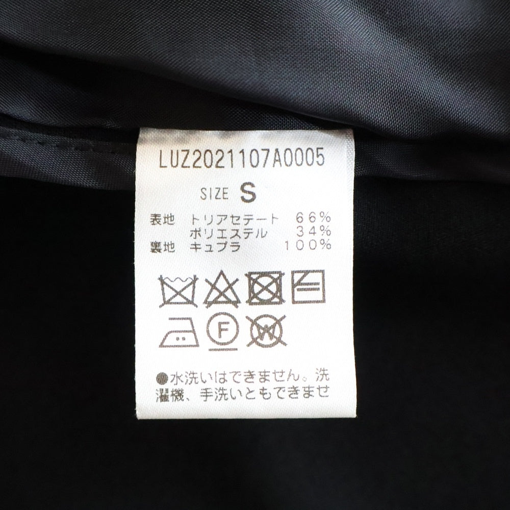 Lui's(ルイス) ダブルボクシージャケット テーラードジャケット ブラック LUZ2021107A0005