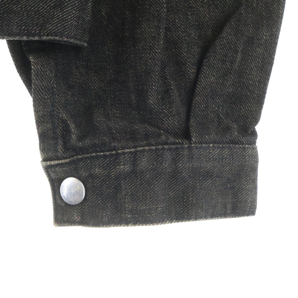 A BATHING APE(アベイシングエイプ) 90's Denim Jacket バック刺繍入り ジップアップデニムジャケット ブラック